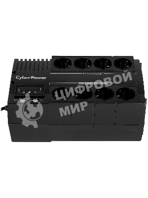 Источник бесперебойного питания CyberPower BS650E/650 ВА/390 Вт/8 х CEE 7 (евророзетка)