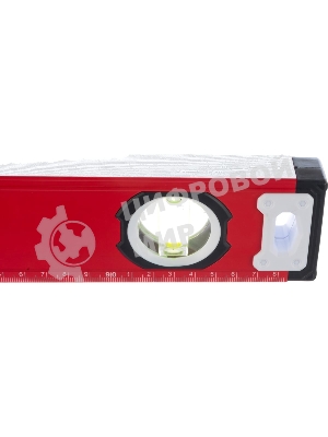 Уровень алюминиевый Matrix, фрезерованный, 3 глазка, рукоятки, 1000 мм