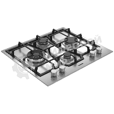 Газовая варочная поверхность Hotpoint HGMT 643 W IX, 4 конфорки, нержавеющая сталь, 9750 Вт