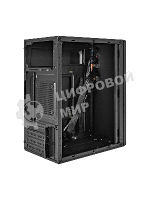 Компьютерный корпус Minitower ExeGate BAA-308 (mATX, без БП, 2*USB, HD Audio, черный)