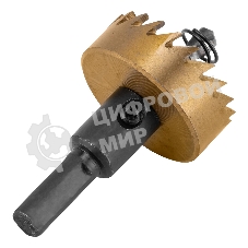 Коронка по металлу Denzel HSS, 38 мм, нитридтитановое покрытие