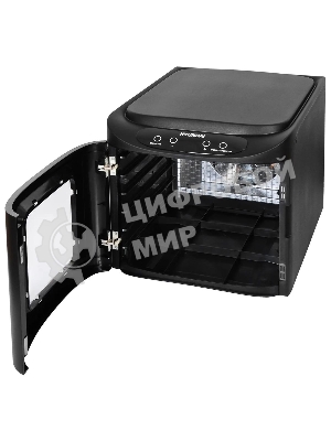 Сушка для фруктов и овощей Hyundai HYFD-P1203 12под. 500 Вт, черный