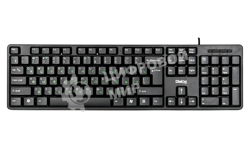 Клавиатура Dialog KS-030U проводная, USB Type-A, чёрный