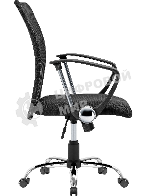 Кресло Defender RIVELLON черный, сетка, 110 кг, механизм качания