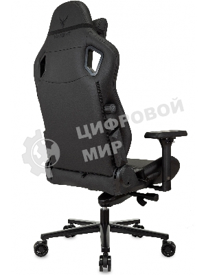 Кресло Knight Craft черный, экокожа, 120 кг, механизм качания