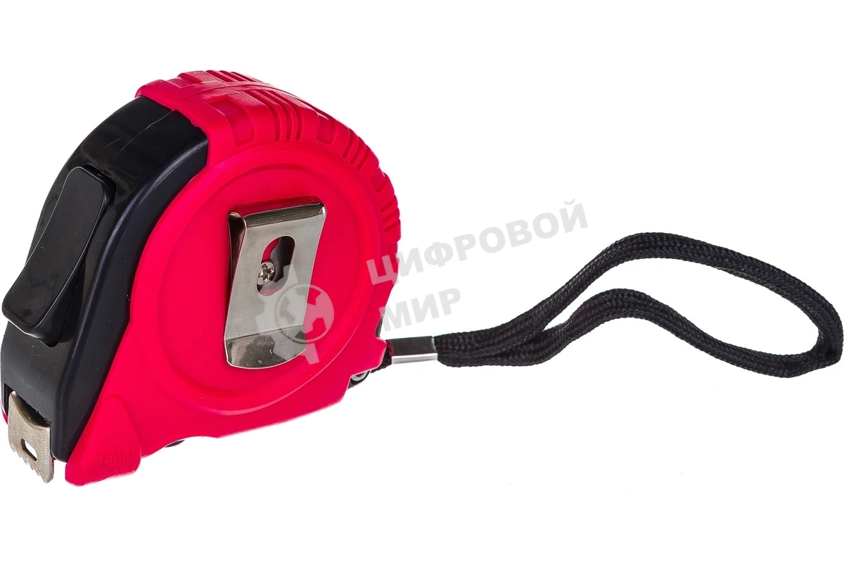 Рулетка Matrix Rubber, 5 м х 19 мм, обрезиненный корпус