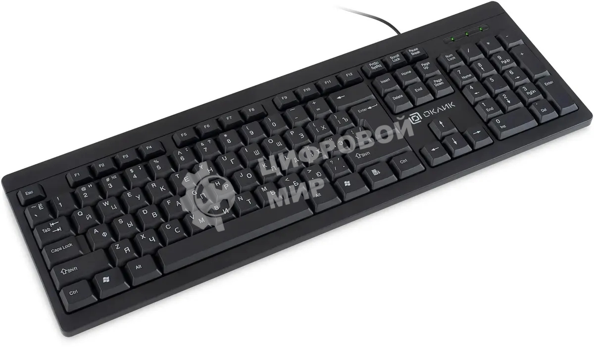Клавиатура Oklick 95M проводная, USB Type-A, чёрный