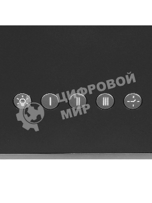 Вытяжка каминная Elikor Гамма 60П-650-Э3Д антрацит/серебристый, 60 см, 650 куб. м/ч, 56 дБ