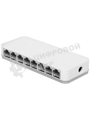 Коммутатор D-Link DES-1008C, 8×100 Мбит/с, неуправляемый