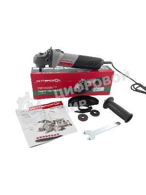 Угловая шлифовальная машина Интерскол УШМВ-125/1700Э 1700Вт 10000об/мин рез.шпин.:M14 d=125мм (912.0.0.40)