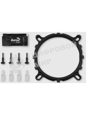 Кулер для процессора AeroCool/Formula Air Frost 4 черный, 90 мм, алюминий/медь, 1800 об/мин, 25.7 дБ, 3 pin, 125 Вт, 78 мм