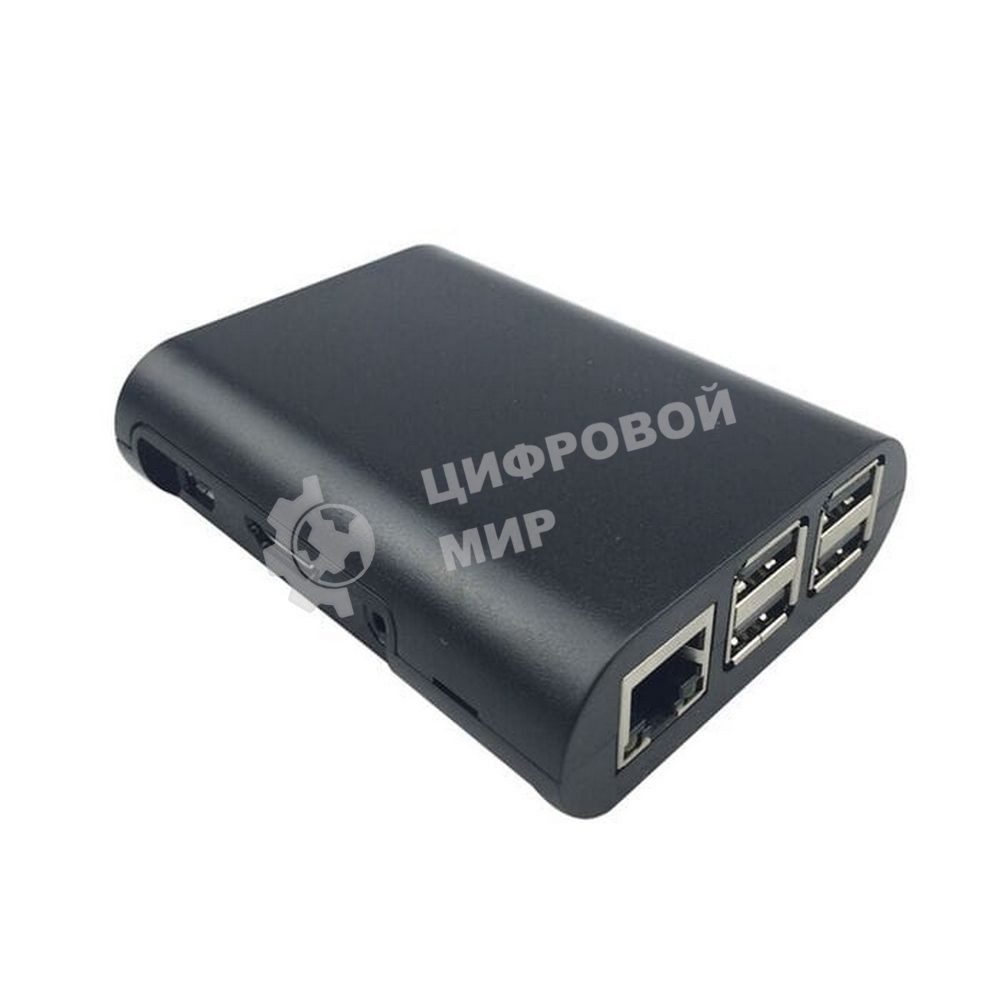 Корпус ACD RA071 Raspberry Pi 2/3B/3B+ Injection Molding Case Black with Stripe RA074 черный