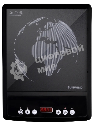 Плита настольная индукционная SunWind SCI-0501 черный стеклокерамика (настольная)