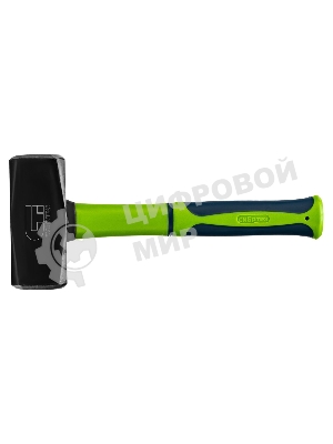 Кувалда Сибртех 2000 г, фибергласовая обрезиненная рукоятка