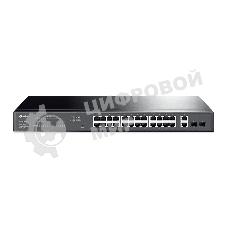 Коммутатор TP-Link TL-SG1428PE, 24×1 Гбит/с PoE + 2×1 Гбит/с Uplink + 2×1 Гбит/с SFP, настраиваемый