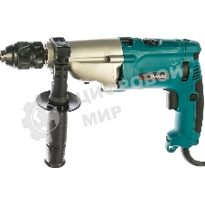 Дрель-шуруповерт Makita HP2071F Дрель уд, 1010Вт,БЗП-13мм,0-1200\2900об\м,2.4кг,чем,мет редуктор,подсветка