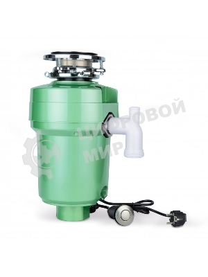 Измельчитель пищевых отходов Бирюса WD-550E2 зеленый