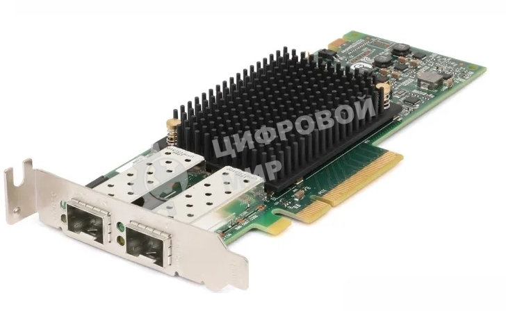 Адаптер HBA DELL Emulex LPe31002 Dual Port FC16 Fibre Channel HBA, PCIe Low Profile, Customer Kit, V2 (including FC16 trancievers x 2)