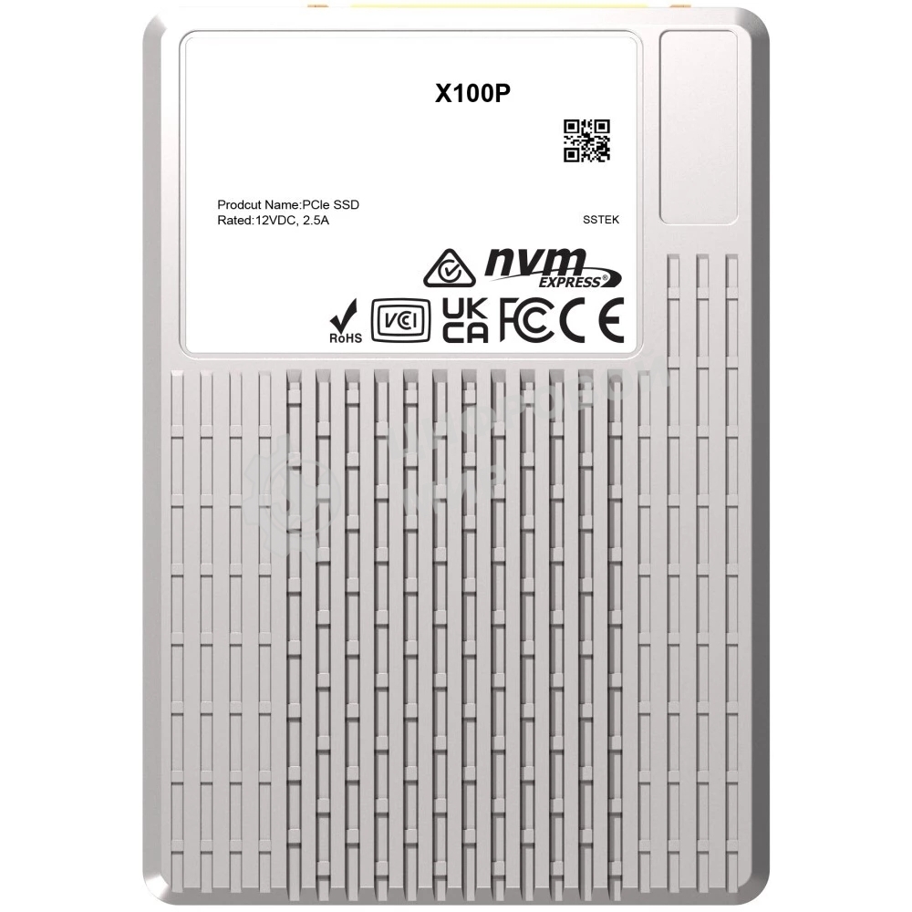 Накопитель SSD PHISON X100P 1920GB NVMe U.3 (15mm) PCIe NVMe Gen4 1x4 R7400/W6900Mb/s 3D TLC 1750K/190K IOPS 1DWPD single port SSD Enterprise Solid State Drive, 1 year, OEM