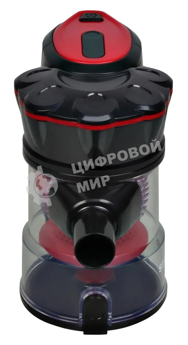 Пылесос ручной Starwind SCH1310 красный/черный, питание от сети, 120 Вт, пылесборник 0.6 л