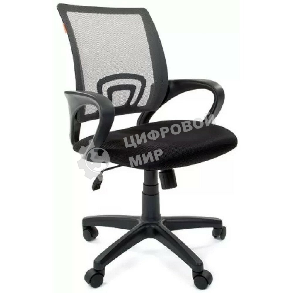 Кресло Chairman 696 TW-04 серый, ткань, 120 кг, механизм качания