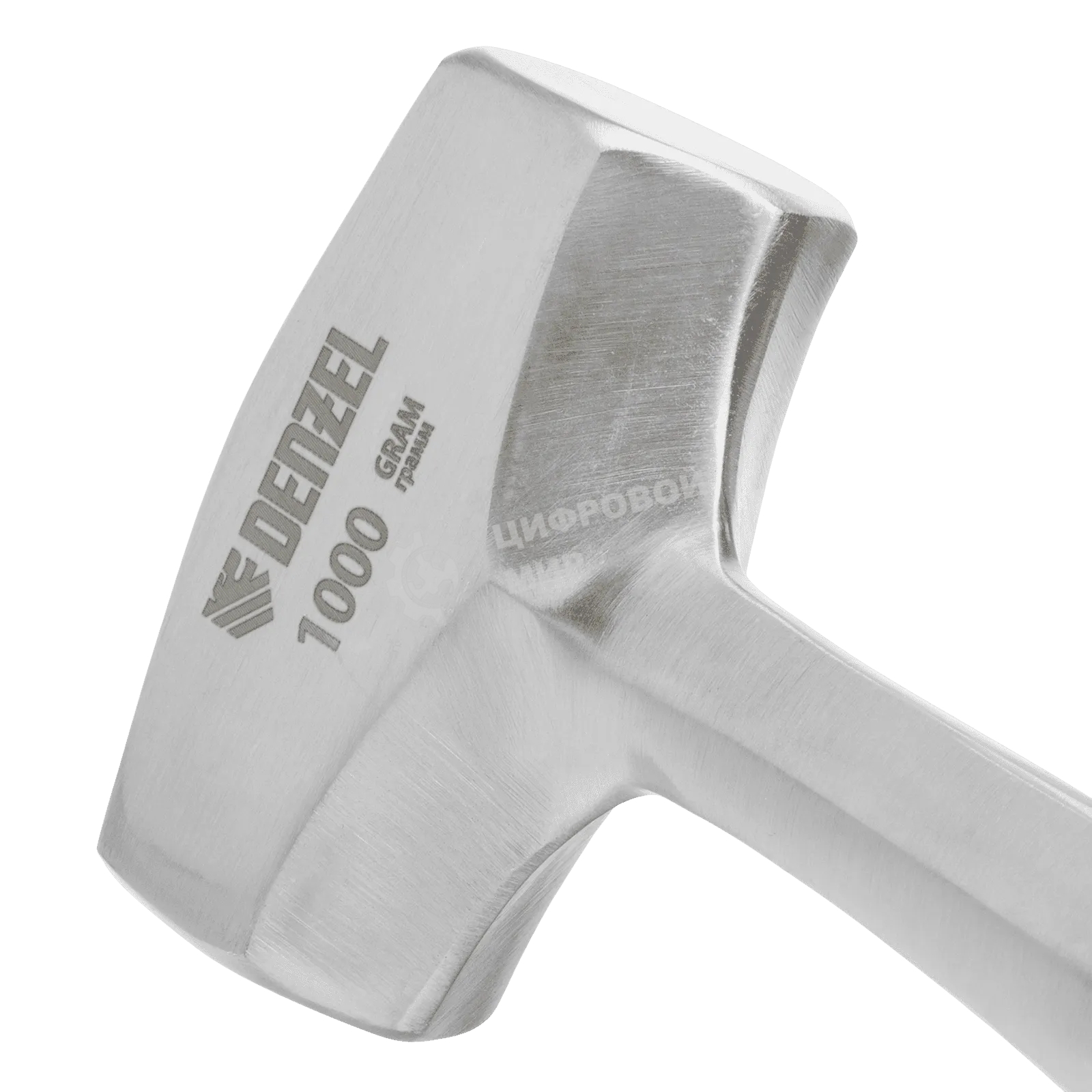 Кувалда Denzel 1 кг, цельнометаллическая, двухкомпонентная рукоятка