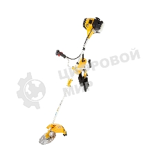 Триммер бензиновый Denzel DGT-520S, 52см3, 3 л.с., разъемная штанга, состоит из 2 частей