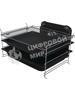 Плита Комбинированная Gorenje GK5C41SF серый (стеклянная крышка) реш.чугун