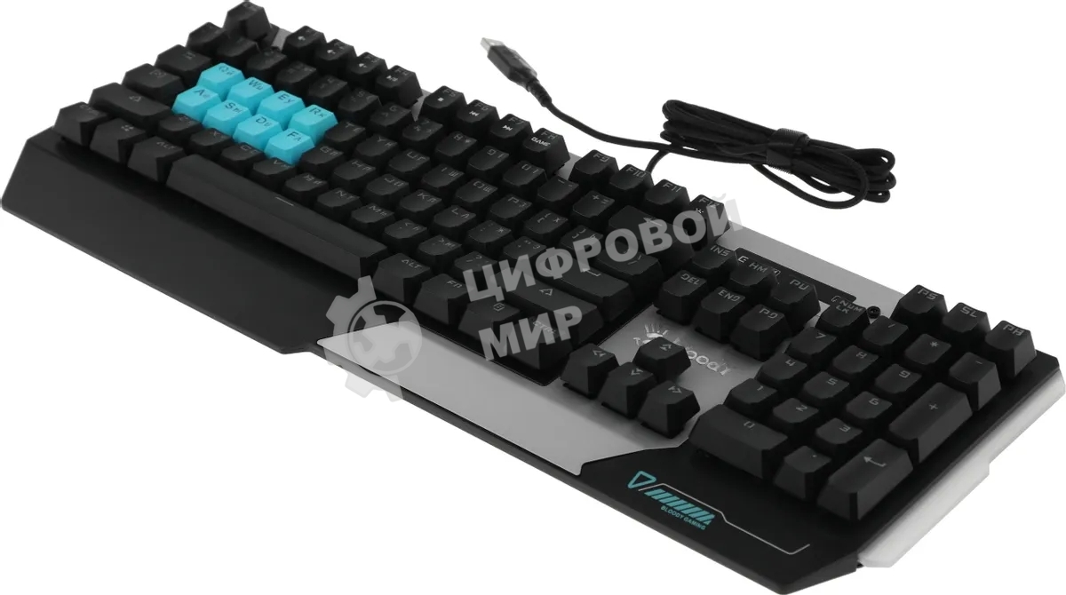 Клавиатура проводная A4Tech Bloody B865 USB серый/черный