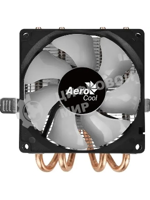 Кулер для процессора AeroCool/Formula Air Frost 4 черный, 90 мм, алюминий/медь, 1800 об/мин, 25.7 дБ, 3 pin, 125 Вт, 78 мм