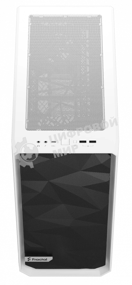 Компьютерный корпус Fractal Design MESHIFY 2 COMPACT белый - TG/ATX, TG/2x140мм & 1x120мм fans inc./FD-C-MES2C-05