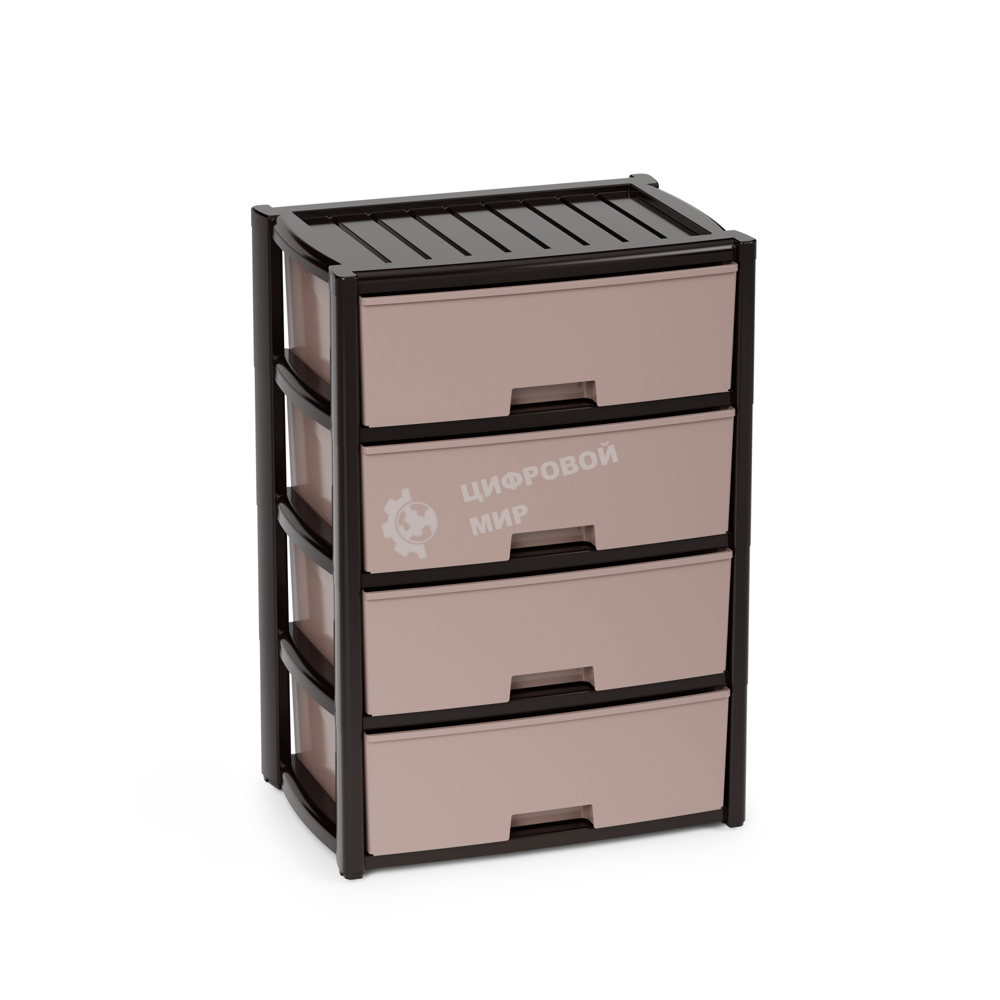 Комод Альтернатива Колорит 4 секц,венге,широкий М8761