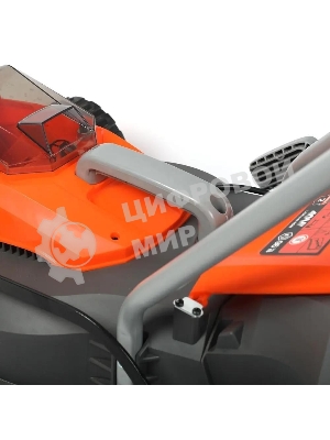 Газонокосилка аккумуляторная Patriot CM 432 (поставляется без акб 40В и зарядного), бесщеточ. двиг., 32 см, центр. регулир. 3 пол. 25-75, трав 30 л., мульчирование