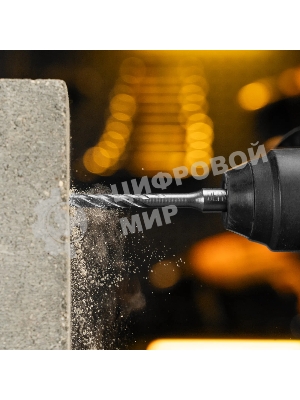 Бур по бетону Denzel цельная крестовая пластина, 6x115 мм, SDS PLUS