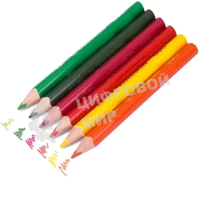 Карандаши цветные Deli EC00400 ColoRun, трехгранный профиль, тополь, 12 цветов, коробка с европодвесом