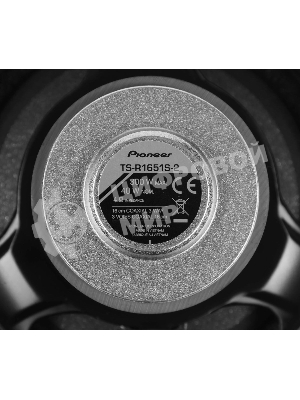 Колонки автомобильные Pioneer TS-R1651S-2 (без решетки) 300Вт 90дБ 4Ом 14.24см (6дюйм) (ком.:2кол.) коаксиальные трехполосные