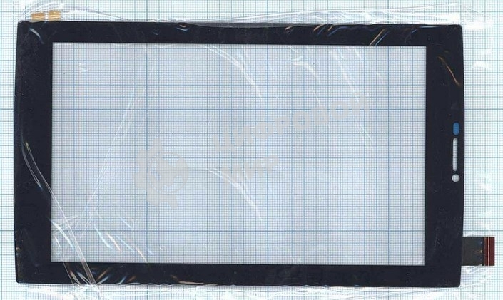 Сенсорное стекло (тачскрин) Micromax Canvas Tab P480. черное