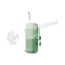 Ирригатор BQ IR002 Green, Мощность: 10 Вт, Портативный, Объем резервуара 230 мл, 2 насадки и дорожный чехол в комплекте, 11 режимов работы: Normal (нормальный), Soft (мягкий), Pulse (импульсный) + 8 DIY, Уровень влагозащиты: IPX7, Давление воды: 140-800 к
