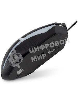 Мышь проводная Oklick 398G черный, 2400 dpi, USB, кнопки - 4