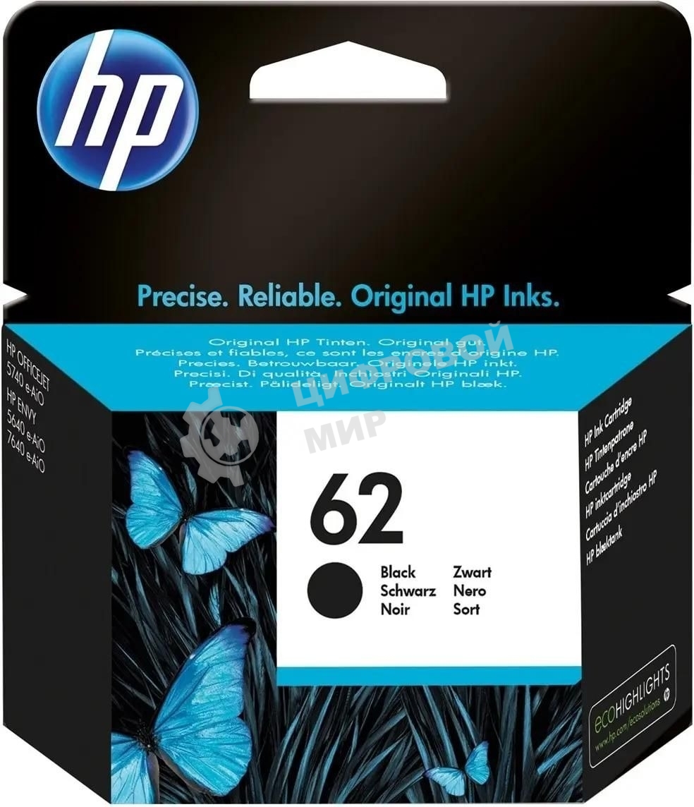 Картридж струйный HP 62 C2P04AE черный (200 стр.) для HP OJ 200