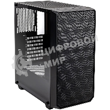 Корпус Hiper BH34-1 черный без БП ATX 5x120mm 2x140mm 2x200mm 1xUSB3.0 audio bott PSU