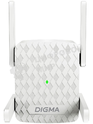 Повторитель беспроводного сигнала Digma D-WR400 AC1200 10/100BASE-TX/Wi-Fi белый