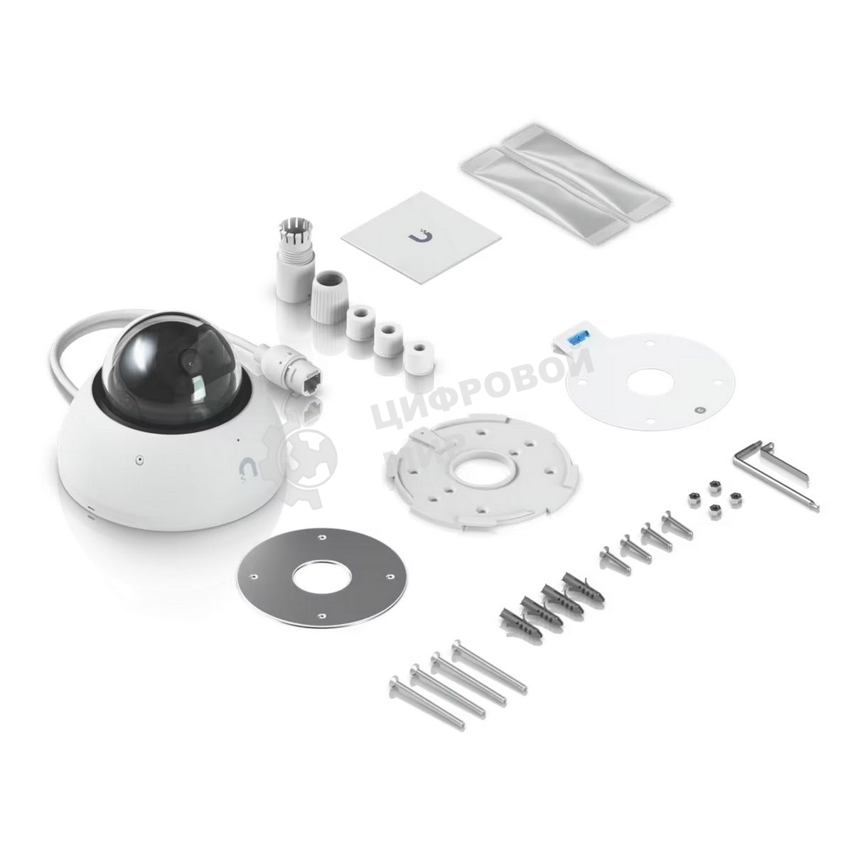 Камера видеонаблюдения Ubiquiti UniFi Protect Camera AI Dome 4K (8Mp), 30 к/с, 109,9°, ИК-подсветка до 40 м