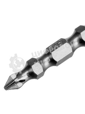 Бита двухстор. Gross PH2-PH1х45мм, сталь S2, 10шт.