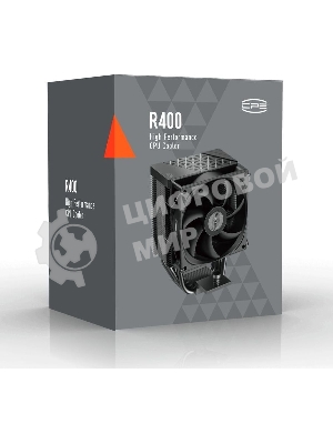 Устройство охлаждения (кулер) PcCooler R400 Soc-AM5/AM4/1200/1700/1851 черный 4-pin Al+Cu 180W Ret (R400-BKNWYX-US)
