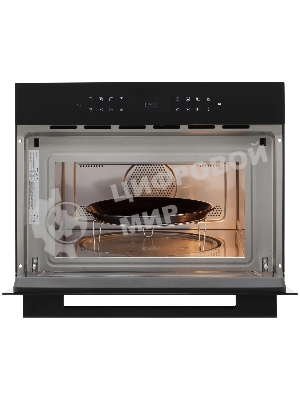 Встраиваемая микроволновая печь Krona ONYX 45H mw BL/BL черный, 38 л, 1000 Вт, переключатели - сенсор