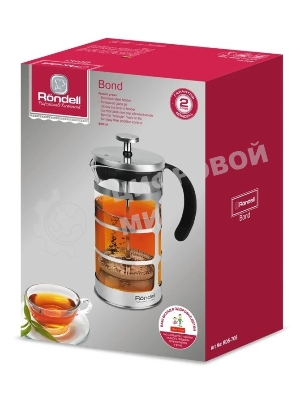 Френч-пресс 600 мл Rondell RDS-708 Bond
