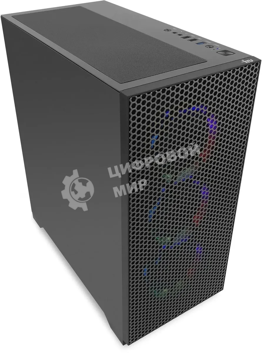 Компьютер IRU Tactio 510B7GP TWR i7 14700F (2.1) 32Gb SSD1Tb RTX 5060TI 16Gb Windows 11 Pro GbitEth 650W черный (RUS) (2126632)