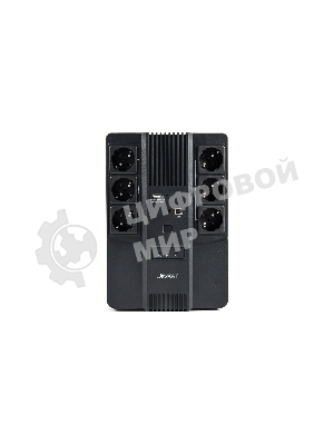 Источник бесперебойного питания Бастион SKAT-UPS 600 AI 220В 360Вт 1АКБ 7А·ч внутр. меандр. стаб-ция напр-я. 6 выходов (8998)