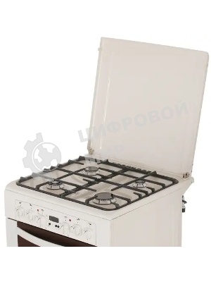 Плита комбинированная Gefest ПГЭ 6102-03 0167 бежевый, конфорок 4 газовых, духовка 55 л, 60 см x 85 см x 60 см